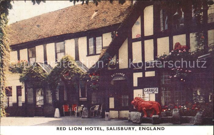 Salisbury Wiltshire Red Lion Hotel
