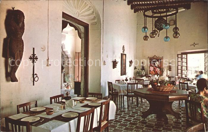 Merida Yucatan Mexico Continental Patio
