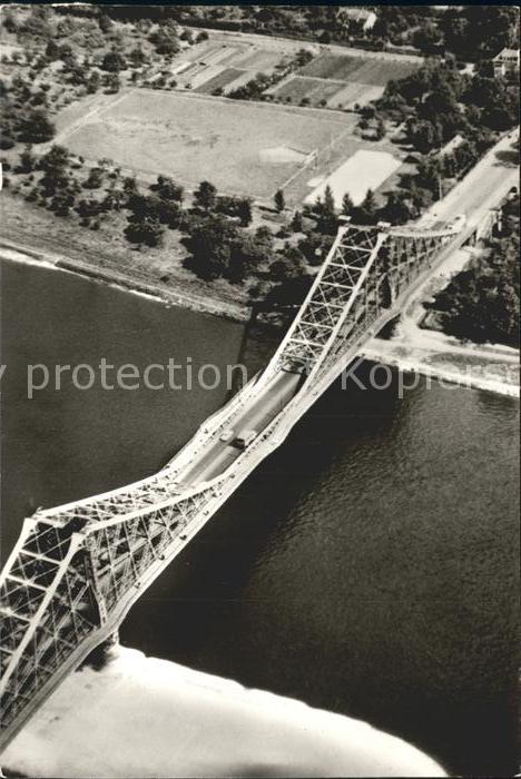 DRESDEN Elbe Fliegeraufnahme Blaue Wunder