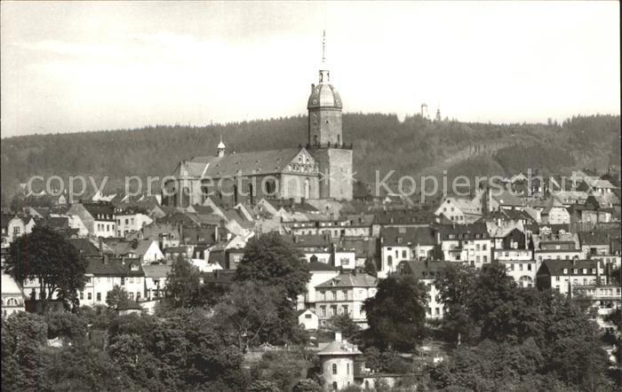Annaberg-Buchholz Erzgebirge mit Pohlberg St. Annen-Kirche