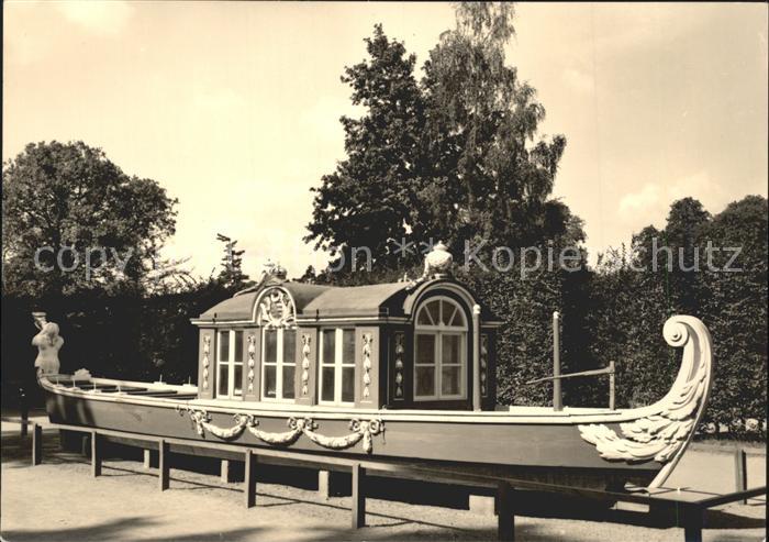 Pillnitz Schloss Pillnitz Prunkgondel