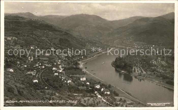 Salesel Tschechien Boehm Mittelgebirge Elbe