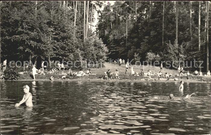 Neuglobsow Badestrand Stechlinsee