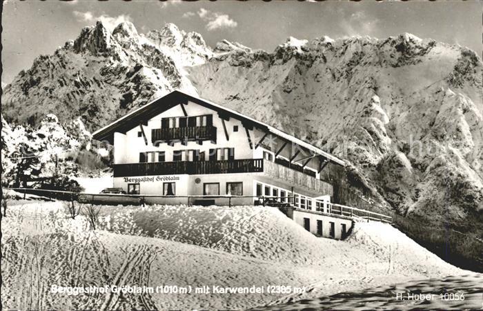 Karwendel Berggasthof Groeblalm