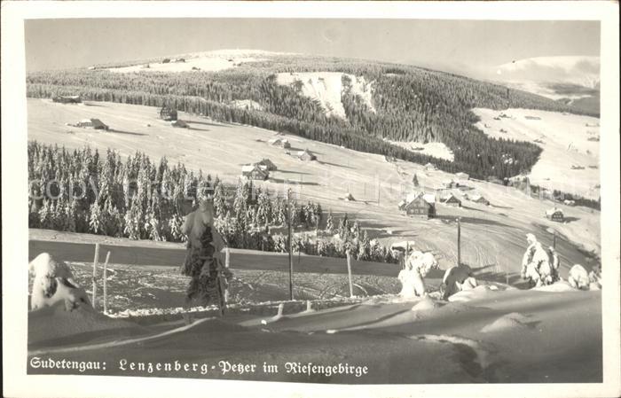 Petzer Tschechien Sudetengau Lenzenberg