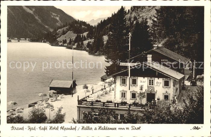 Haller Tirol Strand Bad Cafe Hotel Alpenhof