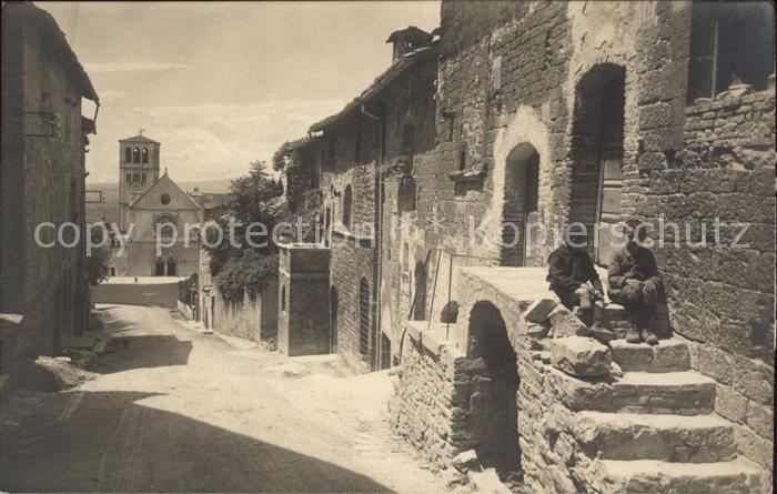 Assisi Umbria S Giacomo Case medioevali