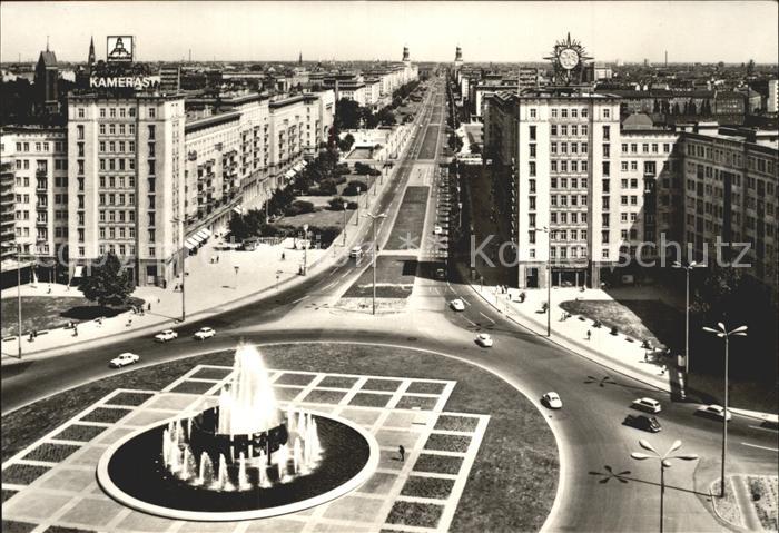 BERLIN CITY Strausberger Platz Karl Marx Allee