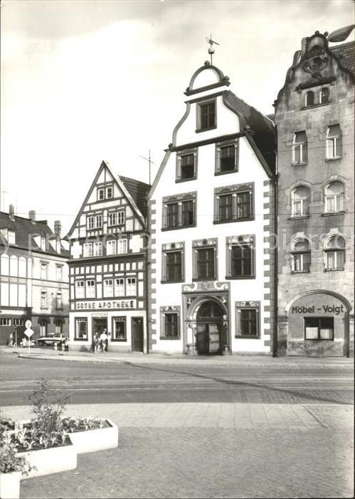 ERFURT  CITY Weinrestaurant Hohe Lilie Domplatz Gruene Apotheke