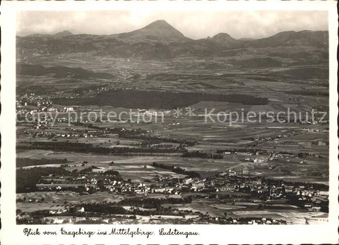 Tetschen-Bodenbach Boehmen Mittelgebirge Sudetengau