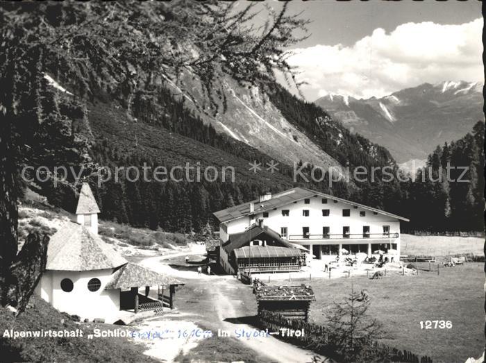 Stubaital Alpenwirtschaft Schlickeralm