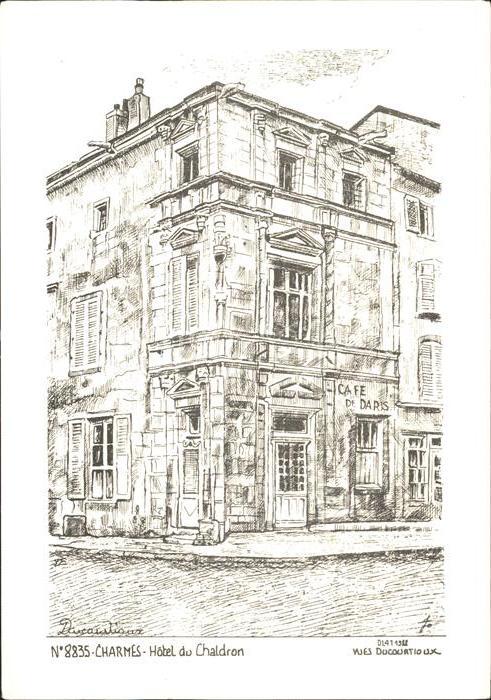 Charmes d Epinal Hotel du Chaldron Künstlerkarte