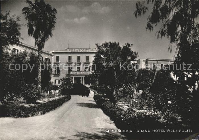 Siracusa Grand Hotel Villa Politi