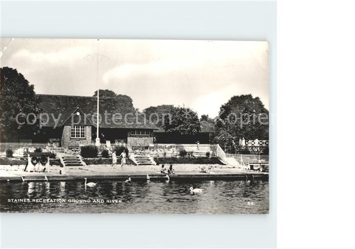 Staines Spelthorne Recreation Ground River