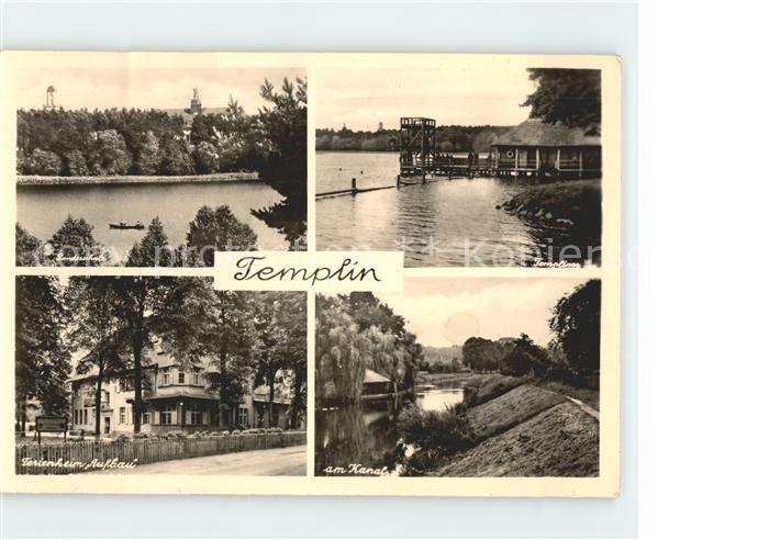 Templin Sandesschule See Ferienheim Aufbau