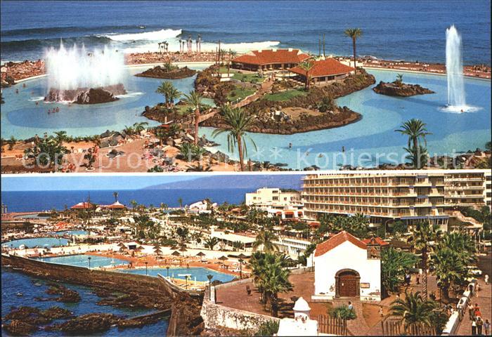 Tenerife Puerto de la Cruz Lago Martianez San Telmo