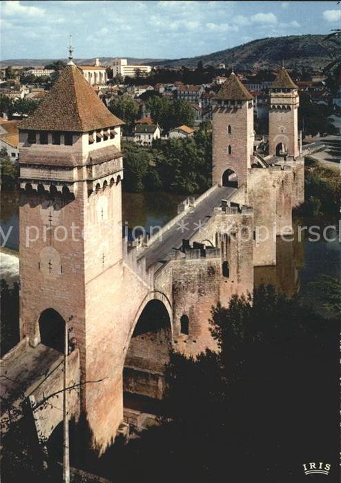 Cahors en Quercy Le Pont Valentre