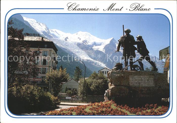 Chamonix Hte Savoie Statue Guide Balmat