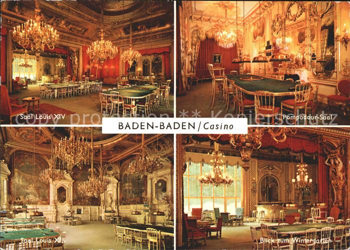 BADEN-BADEN BW Casino Pompadour Saal Wintergarten Saal Louis