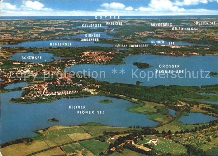 Ploen See Schoehsee Ploener See Suhrer See Dieksee