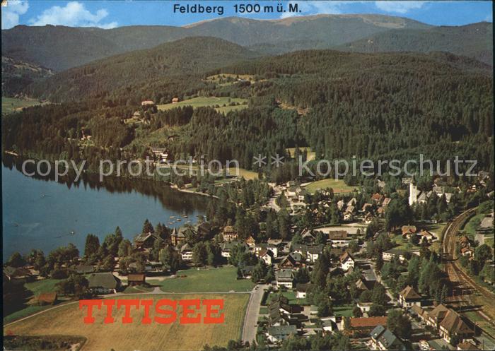 TITISEE Schwarzwald BW Feldberg Fliegeraufnahme