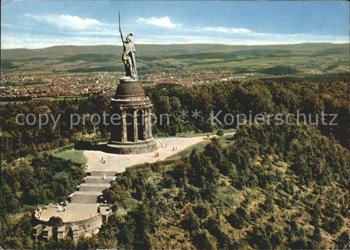 Hermannsdenkmal Fliegeraufnahme