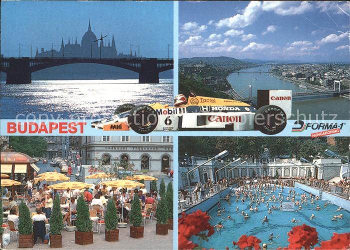 Budapest Forma 1 Schwimmbad Cafe Bruecke