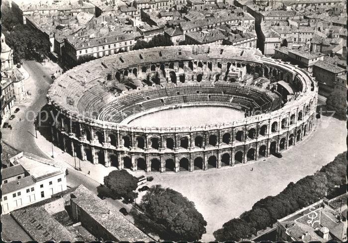 Nimes Fliegeraufnahme Arenes