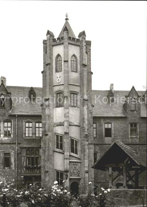 Mansfeld Suedharz Schloss Treppenturm