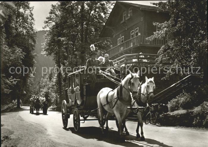 Schwarzatal Postkutsche HO Gaststaette Schweizerhaus