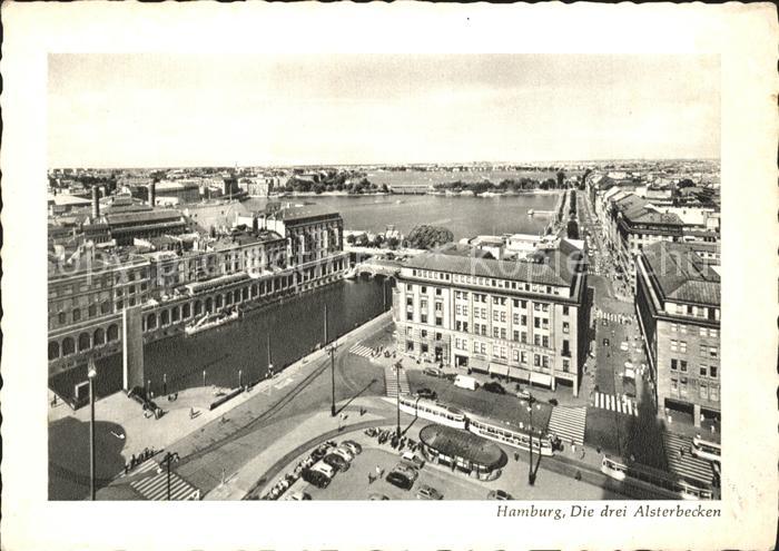 HAMBURG  CITY Drei Alsterbecken