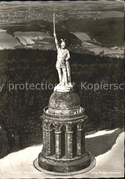 Hermannsdenkmal Fliegeraufnahme