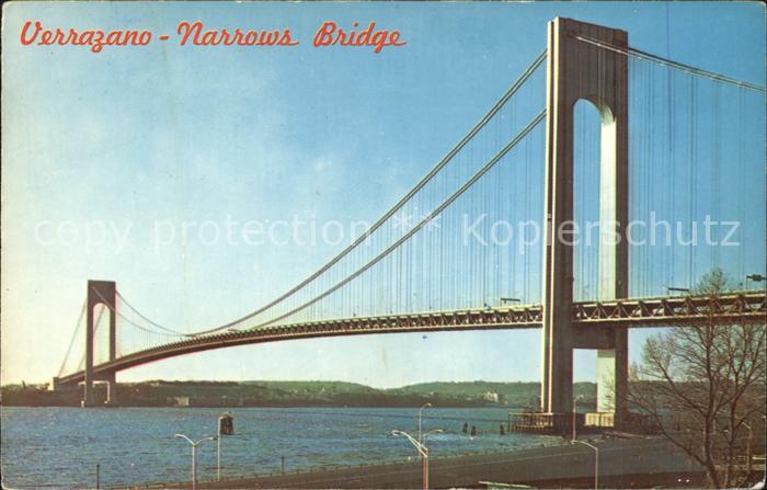 Bruecken Bauwerke Verrazano-Narrows Bridge