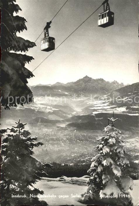 Seilbahn Nordketten-Seilbahn Innsbruck Serles Foto-Monopol-Nr. 19948