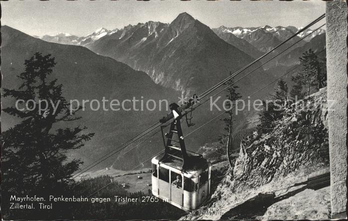 Seilbahn Penken Mayrhofen Tristner Zillertal Tirol