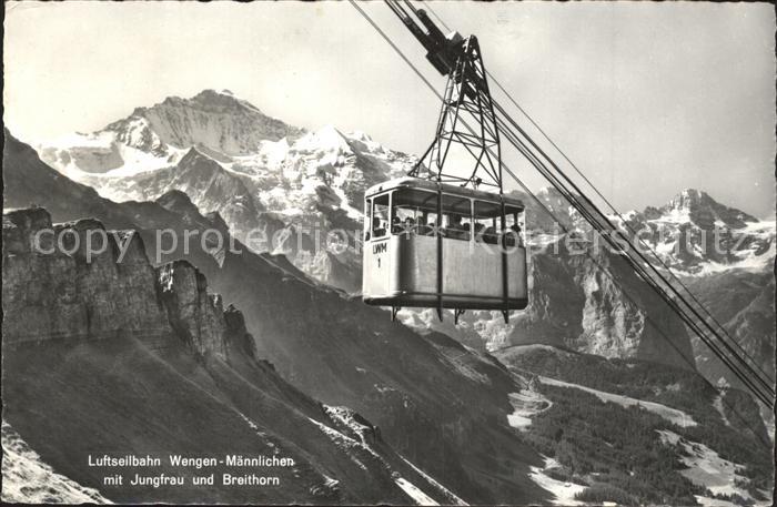 Seilbahn Wengen-Maennlichen Jungfrau Breithorn