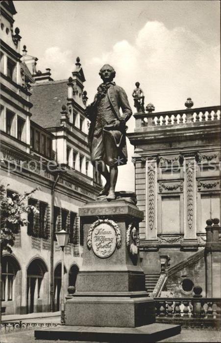 Goethe Johann Wolfgang von Denkmal Leipzig