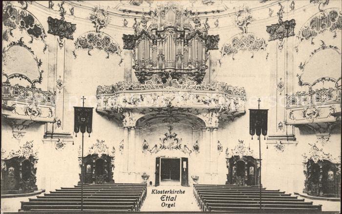 Kirchenorgel Klosterkirche Ettal