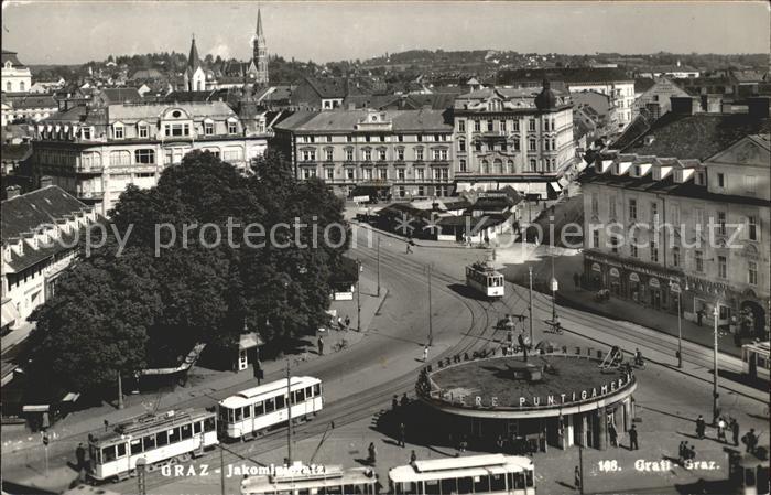 Strassenbahn Graz Jakominiplatz