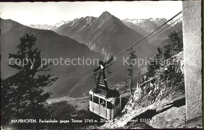 Seilbahn Penkenbahn Mayrhofen Tristner Zillertal