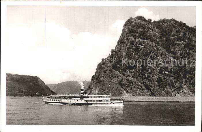 Dampfer Seitenrad Lorelei