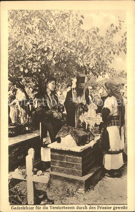Tod Gedenkfeier Verstorbene Priester Zigeuner