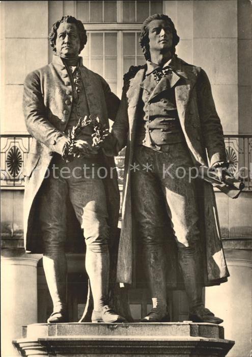 Denkmal Goethe-Schiller-Denkmal Weimar