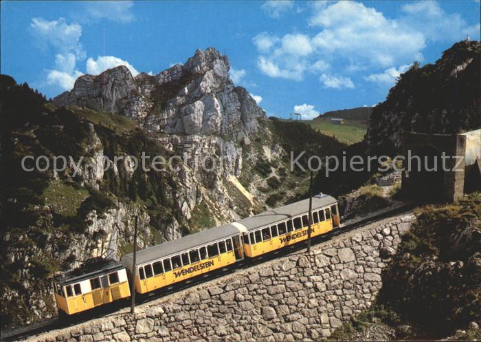 Zahnradbahn Wendelstein Tunneleinfahrt Bergstation