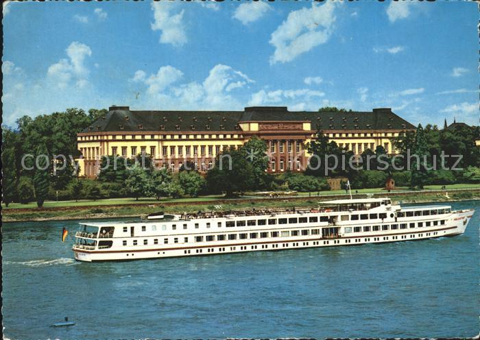 Motorschiffe Koblenz am Rhein Schloss