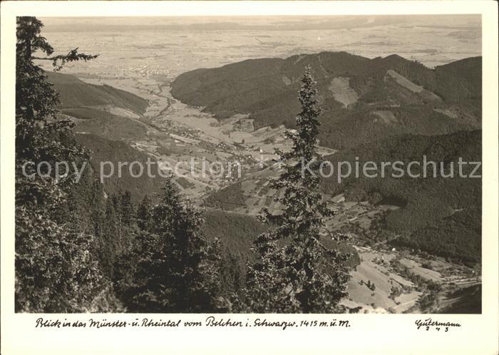 Foto Gutermann Nr. 243 Muenster-und Rheintal Belchen Schwarzwald