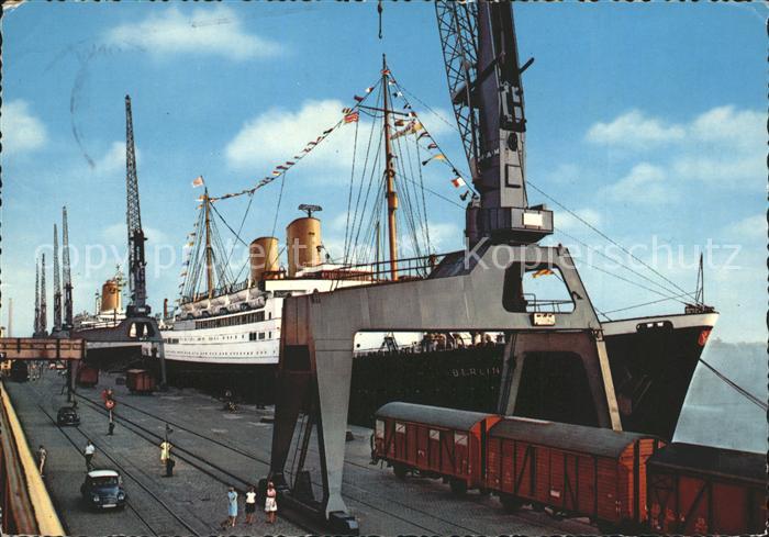 Dampfer Oceanliner MS Berlin Bremerhaven