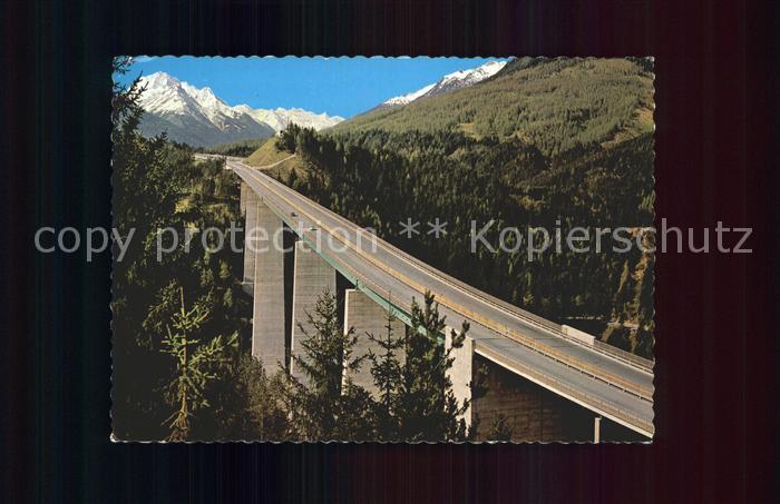 Bruecken Bauwerke Europabruecke Brennerautobahn Habicht Stubaier Gletscher