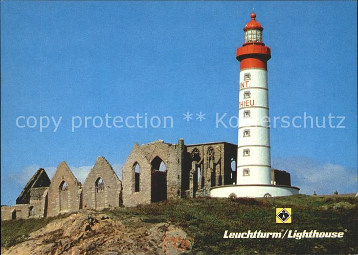Leuchtturm Lighthouse Kap St. Mathieu Bretagne Frankreich