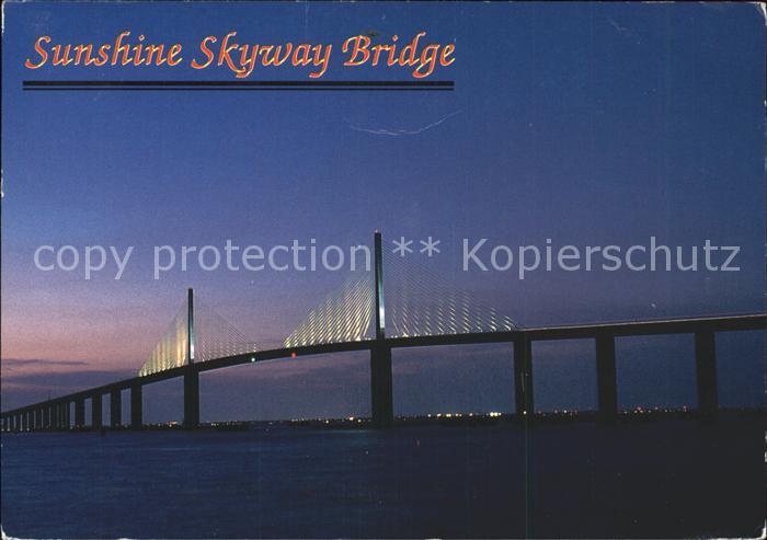 Bruecken Bauwerke Sunshine Skyway Bridge Florida